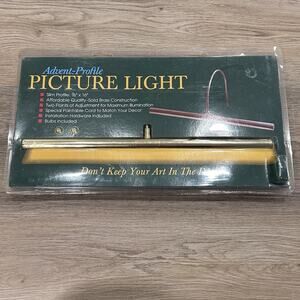 NEW House of Troy APR16-61 16" Advent-Profile Picture Light Art Solid Brass